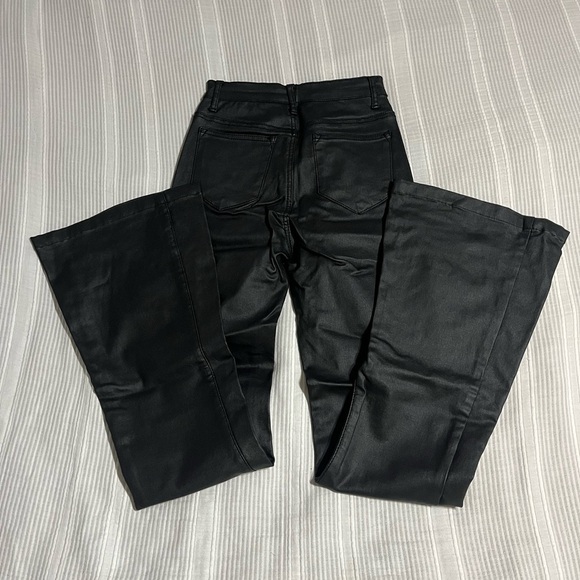 Edikted Midnight Black Flare Pants - Picture 4 of 4